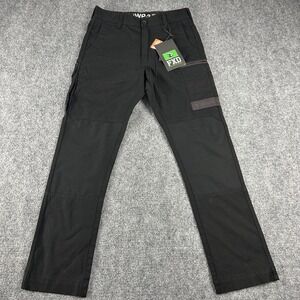 FXD Work Pants Mens 28x30 Black WP-3 Regular Fit Utility Cargo Stretch